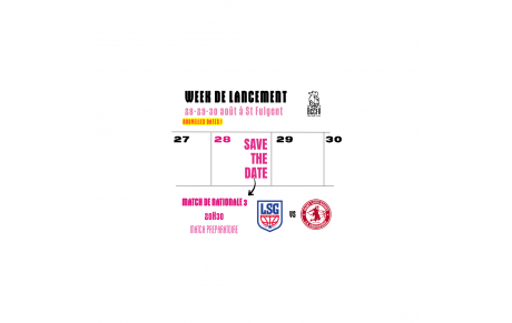 LANCEMENT 2026-2027 (nouvelles dates - nouveau lieu !)